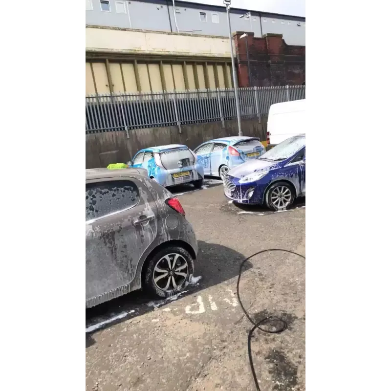 Dr. Autocare fleet mobile car valeting — multiple vehicles washed simultaneously, Greater Manchester