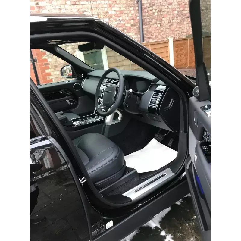 Range Rover interior deep clean by Dr. Autocare — spotless leather seats and dashboard, Stockport